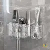 Dispensador Automático de Pasta de Dientes Montado en Pared, Soporte para Pasta de Dientes sin Taladro para Uso en el Hogar