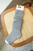 Calcetines holgados de otoño e invierno para mujer, Calcetines largos de punto con pie extendido, Calentadores gruesos para botas de nieve, Calcetines de pantorrilla a prueba de frío