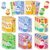 Precio Fijo6 Hojas/Paquete Pegatinas de Conejito de Dibujos Animados de Pascua Compra Directa Transfronteriza Pegatinas de Rompecabezas DIY para Niños