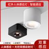 Foco de inducción infrarroja de cuerpo humano, montaje abierto, luz para el hogar, entrada, pasillo, pasillo, escaleras, garaje, luz de inducción, downlight