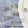 Acessórios de Pulseira DIY Prata Tibetana Liga Retrô Contas de Furo Grande Contas de Prata Antiga Corda de Mão com Contas Brinque com Contas