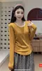 Camisa básica versátil estilo coreano, nova outono 2026 versão coreana, manga longa, corte justo, top versátil, estilo minimalista e cool
