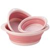 Lavabo Plegable, Tina Grande para Bebé, Tina Pequeña Portátil para Viaje, Lavabo para Ropa y Verduras, Tina Plegable