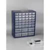 Caja de Almacenamiento para Artículos Varios de Escritorio Plástico Simple Tipo Cajón Compartimentada Caja de Herramientas para Piezas Clasificación y Organización Hogar Montado en Pared