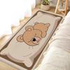 Alfombra de Terciopelo Cristal de Dibujos Animados para Dormitorio, Resistente a las Manchas y Fácil de Cuidar, Manta de Cabecera, Sala de Estar, Alfombra Antideslizante para Niños para Trepar para Animales Pequeños