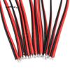 Cable de alimentación de CC al por mayor DC5.5 * 2.1 cámara de bus macho rojo y negro 2468 # 18 AWG Cable macho de CC rojo y negro