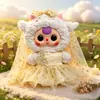 [Solo para Ropa de Bebé] Bebé de Tres Años Muñeco de Peluche Grande de Vinilo 400% Ropa de Bebé Vestido de Primavera Traje Dulce y Lindo