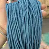 Venta al por mayor de cuentas de ábaco de jade de imitación de 2x4 mm, cuentas de vidrio multicolor para pulseras, collares, cuentas sueltas para manualidades.