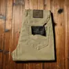 Pantalones de vestir casual de negocios para hombre, finos, de primavera/verano, estilo europeo, cómodos, microelásticos, de sarga modal, corte recto slim, para jóvenes