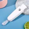 Cepillo de limpieza multifuncional para tapa de taza, herramienta de limpieza para taza térmica, cepillo para espacios de botellas y tetinas, cepillo para tazas tres en uno