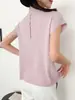 Nuevo Top de Verano 2025 para Mujer, Delgado y Versátil, Imitación Lana, Mangas de Murciélago, Espalda Hueca con Diamantes, Camiseta Base