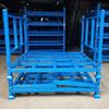 Rack Empilhável Dobrável Logístico Tecido Rack de Armazenamento Refrigerado Armazenamento Empilhável Dobrável Rack de Armazenamento de Materiais Rack Móvel para Pneus