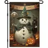 Tapiz de Fondo de Halloween Transfronterizo Hecho a Medida para Decoración de Ambiente de Fiesta de Festival al Aire Libre Banner de Tela Colgante 3X5
