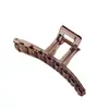 Pinza para el Cabello de Color Té de Gama Alta para Mujer, Usada para Peinados Recogidos en la Parte Trasera de la Cabeza, Pinza de Tiburón, Diseño de Nicho Japonés y Coreano, Pasador Elegante, Accesorio para el Cabello