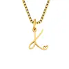 Colar de aço titânio St.delan moda 26 letras inglesas corrente curta clavícula personalidade nicho colar de aço inoxidável