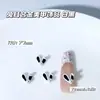 Accesorios de Aleación con Orejas de Conejo para Uñas, Lazo, Chica Conejo, Perla, Aleación, Decoraciones 3D para Uñas