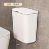 Lixeira de parede sem perfuração para cozinha doméstica com tampa selada para banheiro, sala de estar, armário de grande capacidade, lata de lixo suspensa