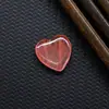 Corazón de Melocotón de Cristal Venta al por mayor Transfronteriza Colgante de Jade Accesorios Pulsera Colgante Hecho a Mano en Forma de Corazón Adorno 20 mm Piedra Preciosa