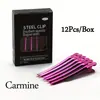 Pinzas de Peluquería de Pato en Caja, Pinzas de Posicionamiento, Pinzas para Separar el Cabello, Pinzas para Dar Volumen en la Raíz, Pinzas Antideslizantes, Uso Profesional en Salón