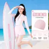 Trajes de baño para niñas de mediana edad y mayores, estilo estudiante de secundaria, estilo de dos piezas conservador con protección solar tipo falda-pantalón para juegos acuáticos al aire libre