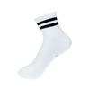 Calcetines de estilo universitario de longitud media para mujer, nuevos calcetines de rayas de moda de primavera y verano, calcetines de algodón para estudiantes, calcetines deportivos de barras paralelas