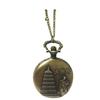 Venta Caliente Taobao Zona Escénica de Xi'an Reloj de Bolsillo de Bronce Reloj Souvenir Retro con Tapa Reloj Colgante de Regalo Tallado Estéreo