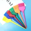 Cepillo para Teñir el Cabello de Seis Colores Transfronterizo Salón de Belleza Herramientas de Peluquería Cepillo para Crema de Tinte Plástico Cepillo con Cerdas Suaves para Mechas Cepillo para Teñir el Cabello Set de Peluquería