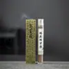 Portaincienso Corazón Sutra Corto Estilo Antiguo Porta Varillas de Incienso Sándalo Bronce Rojo Incienso Creativo Agarwood Aromaterapia para Uso en el Hogar