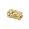 Anel Europeu e Americano Transfronteiriço Metal Cobre Dourado Esmalte Vidrado Contraste Ouro Negro Versátil alta qualidade Anel