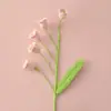 Venta Caliente Tejido de Lana Transfronterizo 5 Cabezas Muguete Ramo de Boda Crochet Hecho a Mano Decoración de Ramo de Muguete Regalo