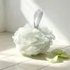 Borde de Encaje Malla Densa Suave para Baño Espuma Rápida con Cuerda para Colgar Conveniente para Escurrir y Almacenar Lavado del Hogar