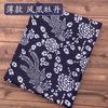 Tecido Estampado Azul Wuzhen Flor Azul Estilo Chinês Batik Azul e Branco Tecido Algodão Puro Toalha de Mesa Floral Cortina de Cabeça