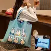 Bolsa de compras portátil plegable, gran capacidad, bolsa de almacenamiento impermeable para hacer la compra en supermercados