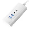 Extensor USB Carga Rápida 2.1A 4 en 1 a TYPE-C Adaptador Transfronterizo Base de Expansión Divisor Multi-Puerto
