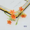 Guirnalda de Flores de Lila Simuladas DIY Tocado de Flores de Lila Accesorios de Material DIY Hechos a Mano Set de Gorro de Graduación Accesorios Flores Artificiales