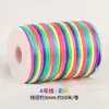 Arte 20 metros No. Cuerda para tejer nudos chinos de 5 líneas, pulsera de cuerda roja DIY, cuerda para la mano, collar, colgante, cuerda de colores, cuerda para tejer