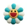Cara sonriente flor caricatura zapatos de agujero hebilla decorativa flor de zapato hebilla de zapato lindo accesorios para bolsa de agujeros punto transfronterizo