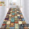 Tapete simples cortável para porta de entrada, corredor, corredor, escadas, carpete longo 3D para casa e hotel