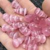 Pingente de jade gelo Pedra Olho de Gato pingente cabaça rosa pingente de cabaça tridimensional pingente de cabaça sem furo acessórios pingente