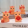 Decoração de Ano Novo Estilo Chinês Fofo Pequeno Fuma Ano do Cavalo do Zodíaco Festival da Primavera Mascote Enfeites de Mesa Criativos Presentes de Reunião Anual