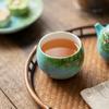 Taza Maestra de Cerámica Pintada a Mano con Color Bajo Esmalte, Taza de Té Estilo Pintura al Óleo, Taza Individual de Gran Capacidad, Juego de Té de Gama Alta, Taza para Uso Personal