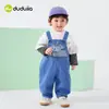 Coleção Macacões DopaminaMacacões Infantis do DuduCalças Casuais de BebêCalças Compridas para MeninosRoupas Infantis