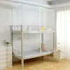 2026 Nova Mosquiteiro Quadrado Estudante Dormitório Estilo Zíper Universal para Beliches Cor Sólida Criptografado de Chão à Teto à Prova de Poeira Quarto