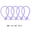 Corbatas para Cables de Silicona Suave de Colores, Engrosadas, Corbatas Ajustables de Tirar y Bloquear Transfronterizas, Correas de Sujeción para Cables de Silicona con Forma de Renacuajo