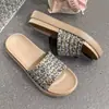 Gaomeilun Wooohu9339-18 Nuevas Sandalias de Mujer de Suela Gruesa para Verano al Aire Libre Estampado de Leopardo Pedrería Comercio Exterior Transfronterizo