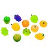 Simulação criativa três-dimensional brincadeira de comida frutas e vegetais luminosos acessórios de grampo de cabelo diy mini paisagem mini pequenos enfeites