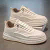 Zapatos de Hombre 2026 Otoño Nuevos Slip-On Zapatillas Casuales para Hombre Versátiles de Suela Gruesa que Aumentan la Altura Deportivos Blancos