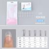 Esmalte de Uñas Escarchado Codificado, Esmalte de Uñas para Manos, 100 Cajas, Sin Grabado, Sin Rastros, Esmalte de Uñas Completo