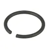 Anillo de retención de alambre de eje de acero al carbono, anillo de tope de rodamiento ennegrecido oxidado, arandela de retención tipo C interna y externa, anillo de retención m4