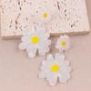 Pendientes Pequeños de Flores Frescas Color Fluorescente Punto de Ola Pétalo Casual Moda de Vacaciones Pendientes de Color Contrastante Joyería para Orejas para Mujeres
